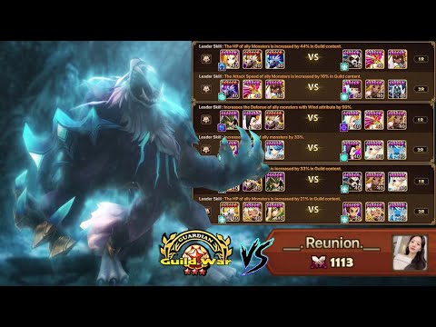 ALL 2A WEREWOLVES vs META DEFENSES in G3 Guild War! - Summoners War!