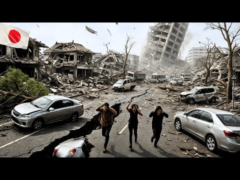 CHAOS in Japan! Twin 7.3 & 6.9 Earthquakes Rock Cities — Buildings Shake, People Flee