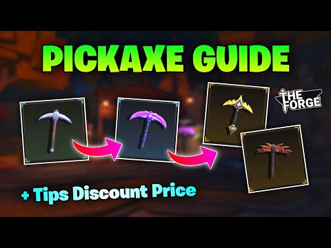 *NEW* Pickaxe Progression GUIDE in The Forge Roblox!