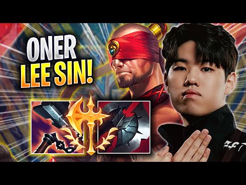 ONER SHOWTIME WITH LEE SIN! - T1 Oner Plays Lee Sin JUNGLE vs Graves! | Season 2023