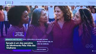 Senado participa do Movimento Pela Vida das Mulheres