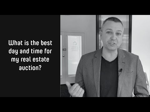 What is the best day and time for my residential real estate auction? (In Australia)