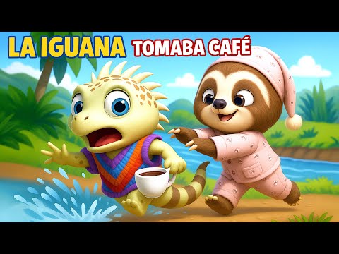 La iguana y el perezoso – ¡Una historia musical divertida! 😂