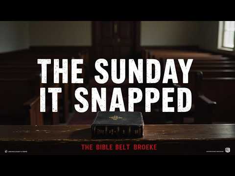 The Exact Sunday the Bible Belt Snapped — We Can Prove It