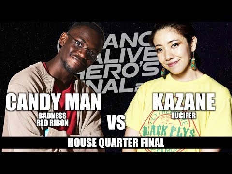 CANDY MAN(BADNESS) vs KAZANE(LUCIFER)　HOUSE QUARTER FINAL / DANCE ALIVE HERO'S FINAL 2018