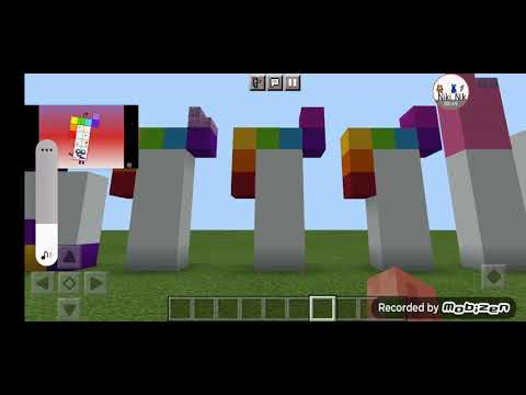 Numberblocks band Quarters but in minecraft. 0.25 - 33.25