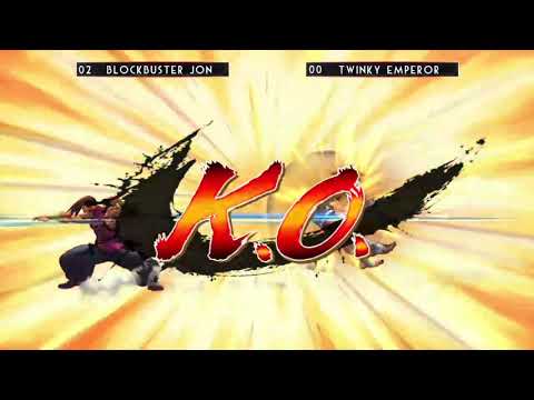 USF4 - The “Funny Match” - BlockbusterJon v Twinky Emperor - the “Burger King” FT10(see description)