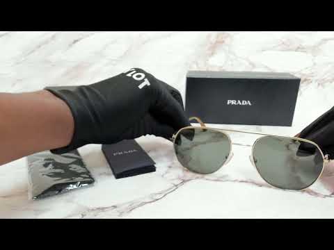 Prada Men's SPR55U SPR/55/U Fashion Pilot Polarized Prada Men's SPR55U SPR/55/U Fashion Pilot Polarized