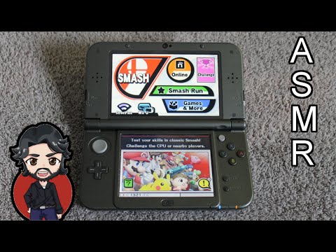 ASMR - Controller Sounds: New 3DS XL | Super Smash Bros 3DS [No Talking]