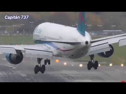 ATERRIZAJES PELIGROSOS CON MANIOBRAS ESPECTACULARES! / VIENTO CRUZADO [Capitán 737]