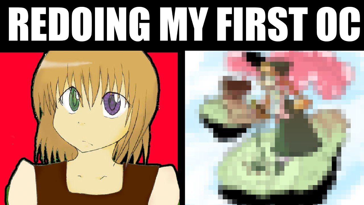 MY FIRST DEVIANTART DRAWING (+Redesigning my First OC!)