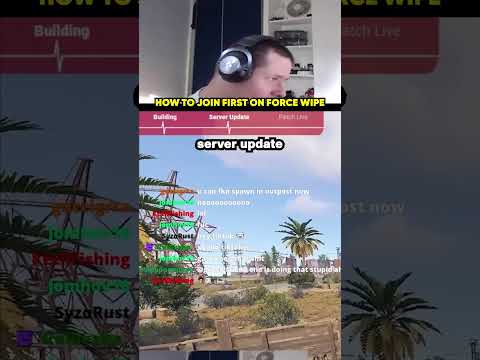 How to JOIN First on FORCE WIPE 😳#xkevv #rust #shorts