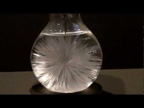 hot ice (sodium acetate) beautiful science experiment