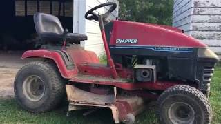 Old Start Sat 10 Months Snapper Rider Lawn Mower 1995