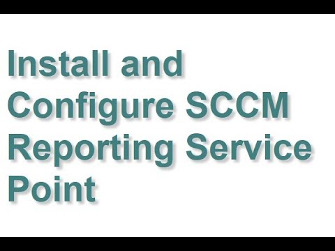Install and Configure SCCM Reporting Service Point