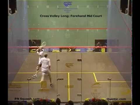 Quintic Squash with Peter Nicol - Forehand volley