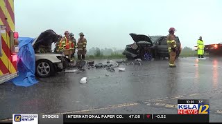 One dead, four injured in rainy wreck in Texarkana, Arkansas