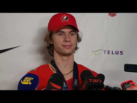 Gavin McKenna Reflects On World Juniors, Four Points In Bronze Medal Finish