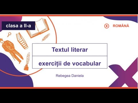 Webinar NaradiX I Textul Literar, clasa a II-a, Rebegea Daniela