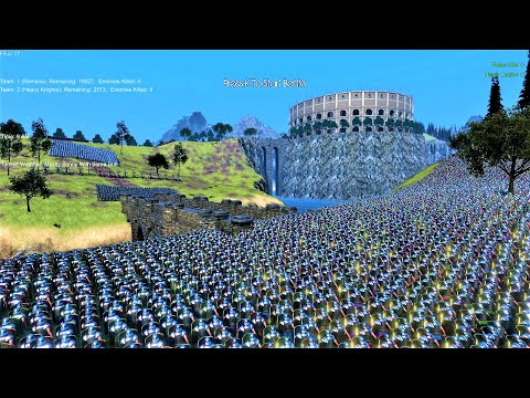 20,000 Romans Lay Siege to Castle Full Cinematic Movie Ultimate Epic Battle Simulator UEBS