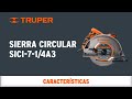 Sierra circular 7-1/4" 1500 W, profesional, Truper