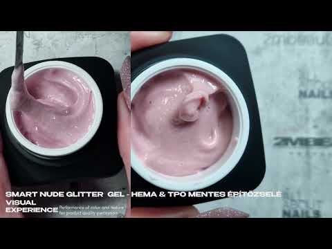 Smart Nude Glitter Gel - HEMA Mentes Építőzselé