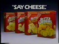 1985 Nabisco Better Cheddars Crackers Say Cheese TV Commercial