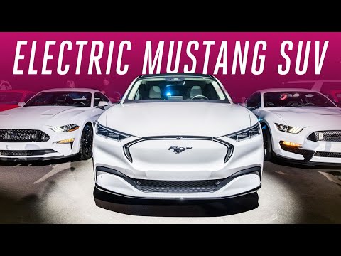 福特正在用一款電動野馬SUV追逐特斯拉。 (Ford is chasing Tesla with an electric Mustang SUV)