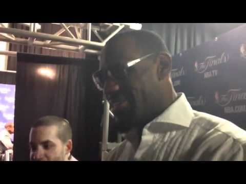 LeBron thinks Dwyane Wade's fashion is getting out of control! #Finals