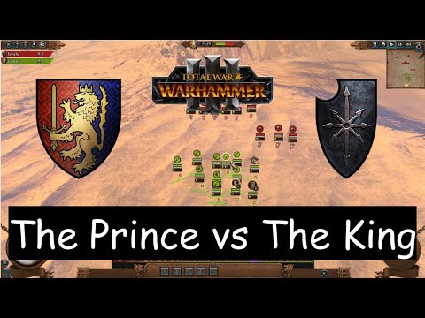 Bretonnia vs Warriors of Chaos | Total War Warhammer 3 PvP - No Commentary