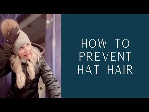 HOW TO PREVENT HAT HAIR | WINTER HAIR HACK | HOW TO AVOID FLAT HAIR FROM WINTER HATS & STOCKING CAPS