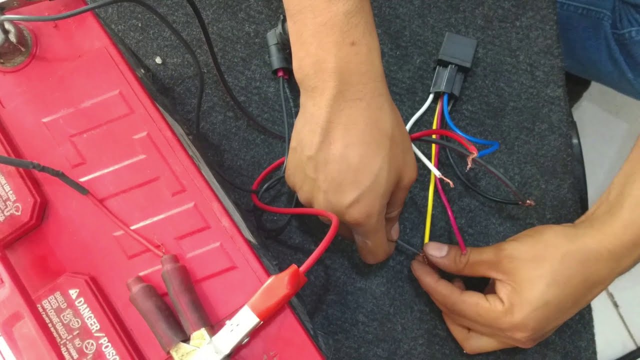 Como instalar  un relevador 5 terminales