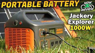 Jackery Explorer 1000 Review - Portable Solar Generator!