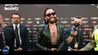 Interview : Conchita Wurst at Press Center - OGAE Greece