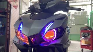 Winner X V3 độ Bi LED Đẹp Không Cưỡng Nỗi tại Cần Thơ