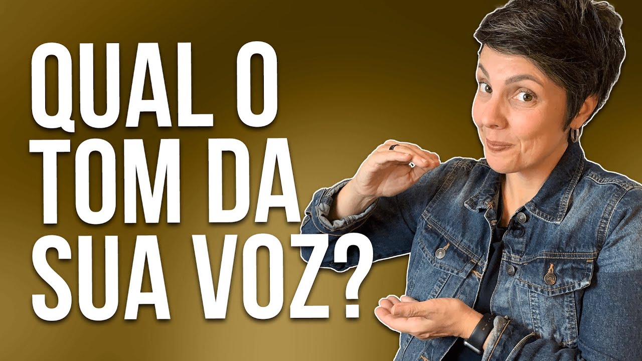 Como DESCOBRIR O TOM DA VOZ?