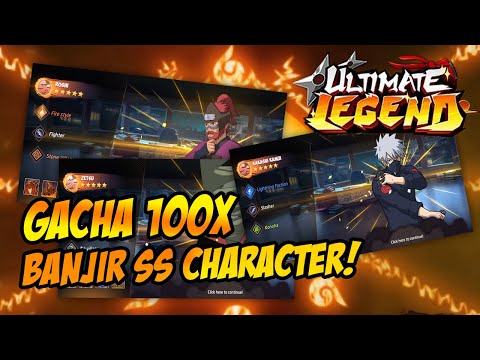 GACHA 100x PREMIUM SCROLL BANJIR SS! MARI MENGAWALI TAHUN DENGAN GACHA - ULTIMATE LEGEND : SIX PATH