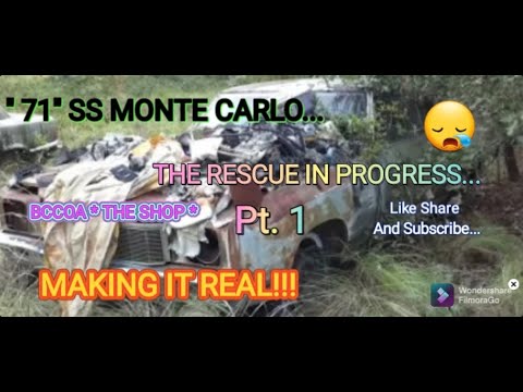 Abandoned but not forgotten 71 SS 454 Monte Carlo Rescue.