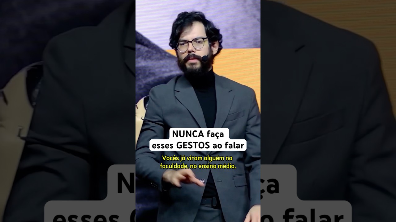 NUNCA faça esses GESTOS ao falar