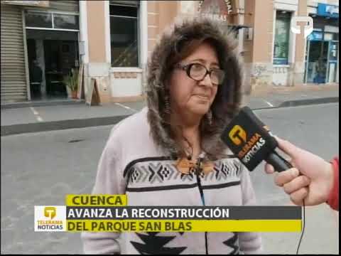 Avanza la reconstrucción del parque San Blas