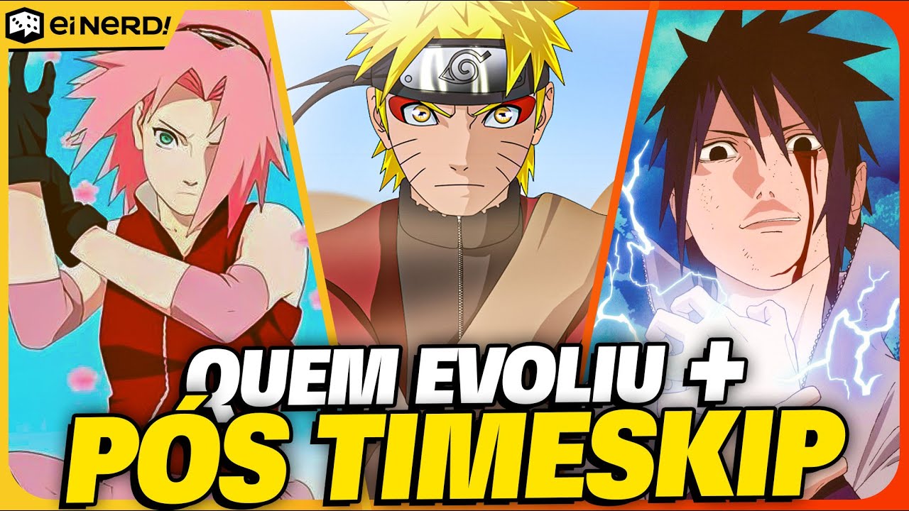 NARUTO VS SASUKE VS SAKURA: WHO EVOLVED MORE IN THE TIMESKIP?