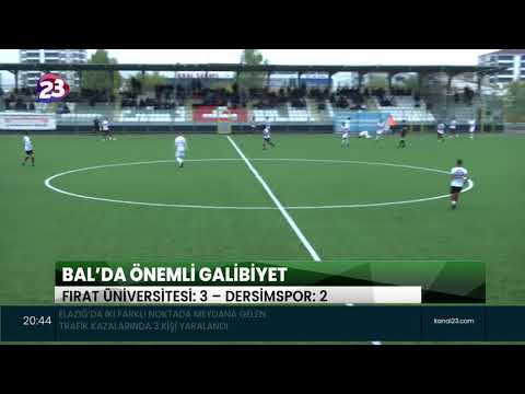 BAL’DAKİ TEMSİLCİLERİMİZDEN FIRAT ÜNİVERSİTESİ 3. HAFTA MAÇINDA DERSİMSPOR’U 3-2 MAĞLUP ETTİ