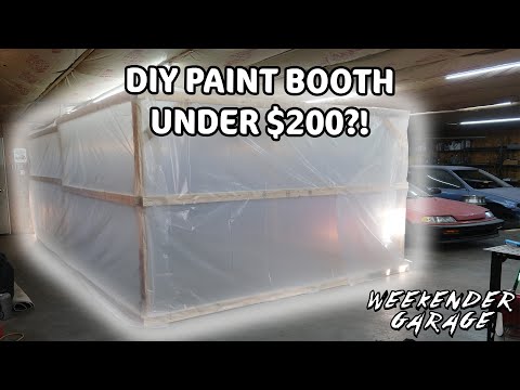 Building A Paint Booth In 10 Minutes