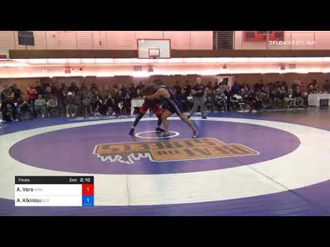 87 Kg Final Alan Vera New York Athletic Club Vs Aliaksandr Kikiniou Elite Wrestling Academy