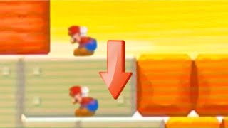 【Newマリオ】上から通り抜けられない床を通り抜ける方法