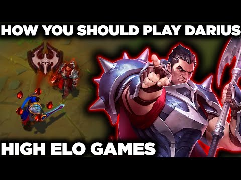 High Elo Darius Gameplay | How to 1v9 as Darius | How to Play from Behind