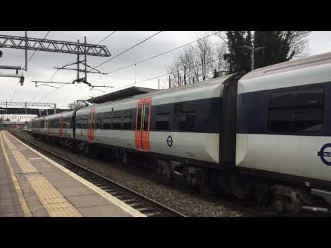 TFL Rail class 360 departs at Ealing Broadway