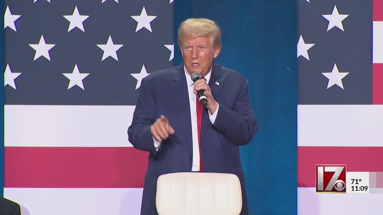 Trump holds town hall in Fayetteville