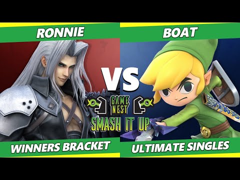 Smash It Up 24 - Ronnie (Sephiroth, Palutena) Vs. Boat (Toon Link) SSBU Ultimate Tournament