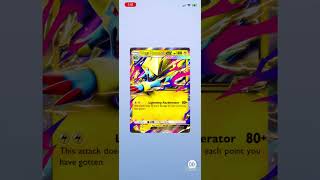 Electric Mega EX pull from Mega Shining #pokemon #pokemontcg